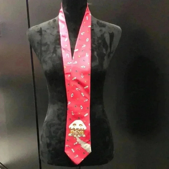 Joe Boxer Silk Tie,Joes Gingerbread Christmas - Picture 1 of 6